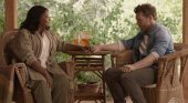 Image from The Shack of Mack (Sam Worthington) and Papa (Octavia Spencer)