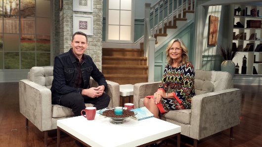 With Moira Brown on Canada's 100 Huntley Street
