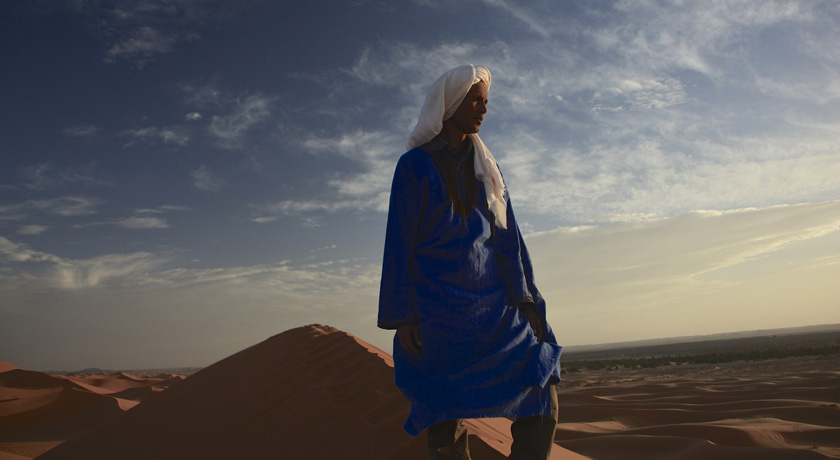 Bedouin man in desert