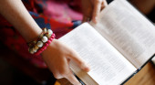 woman with bible