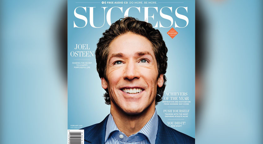 Joel Osteen on Success Magazine