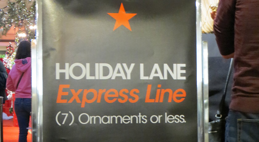 Macys Express Lane